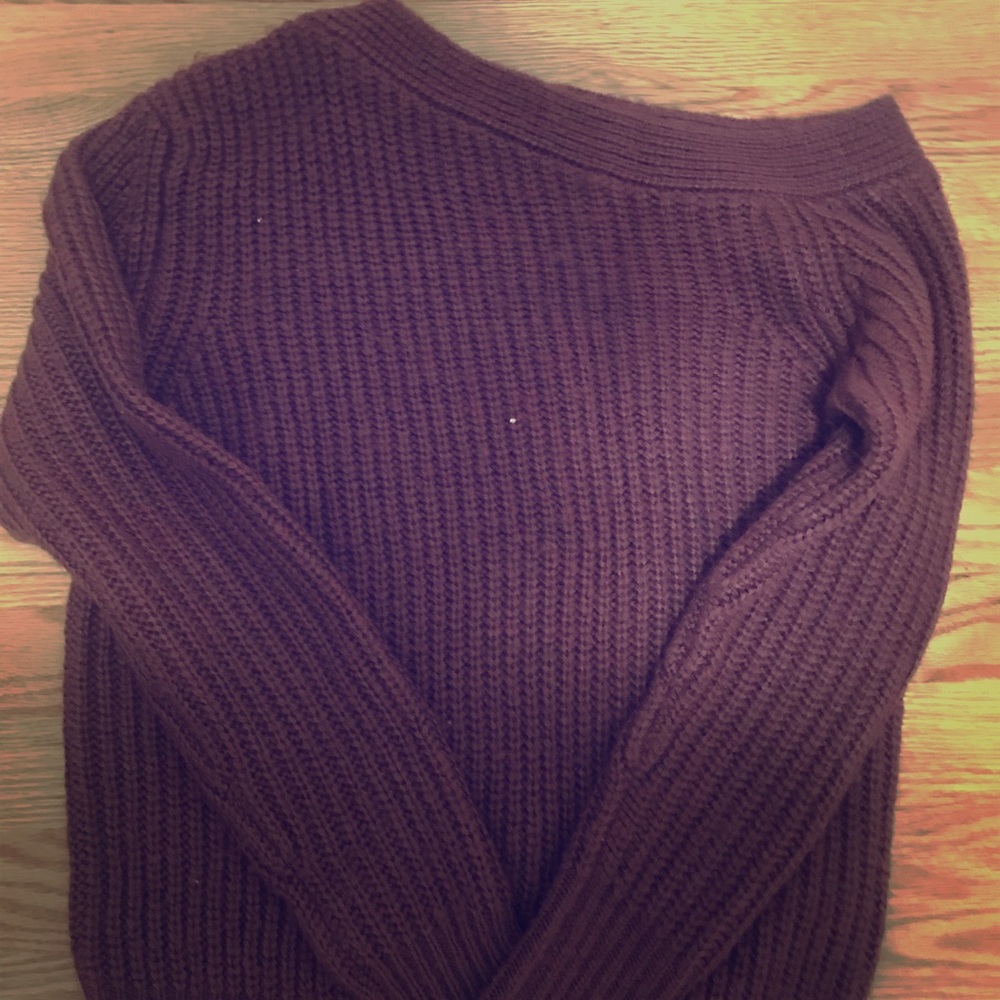 Worn once, off the shoulder Mink Pink sweater.